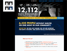 Tablet Screenshot of homelessinfo.org